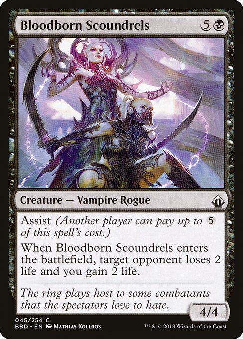 Bloodborn Scoundrels highlighted card art