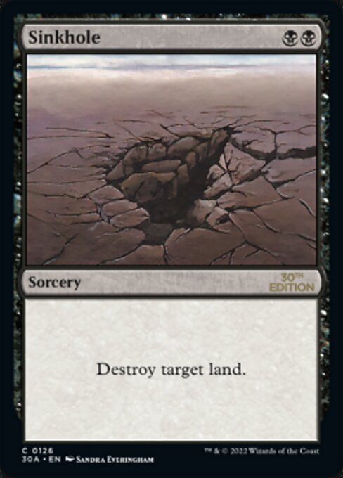Sinkhole highlighted card art