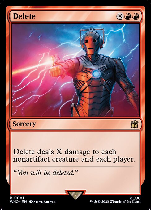 Delete highlighted card art