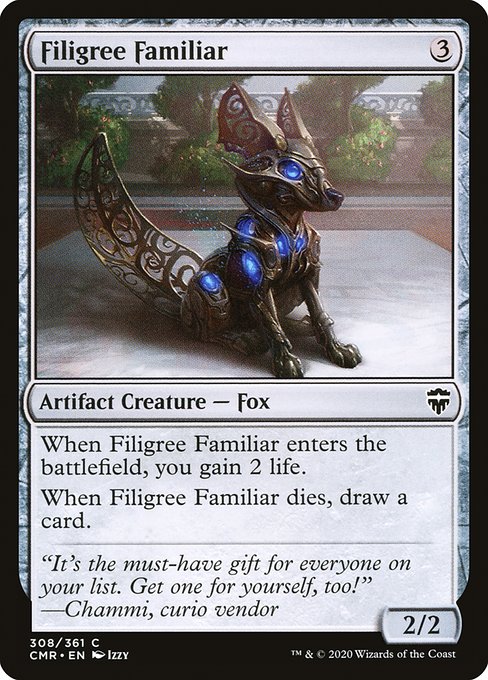 Filigree Familiar highlighted card art
