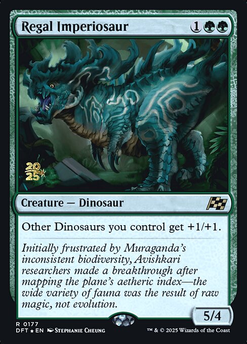 Regal Imperiosaur from Aetherdrift Promos