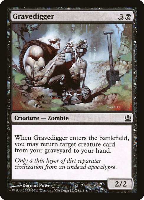 Gravedigger from Commander 2011