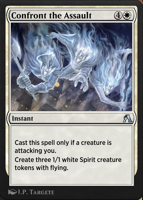 Confront the Assault highlighted card art