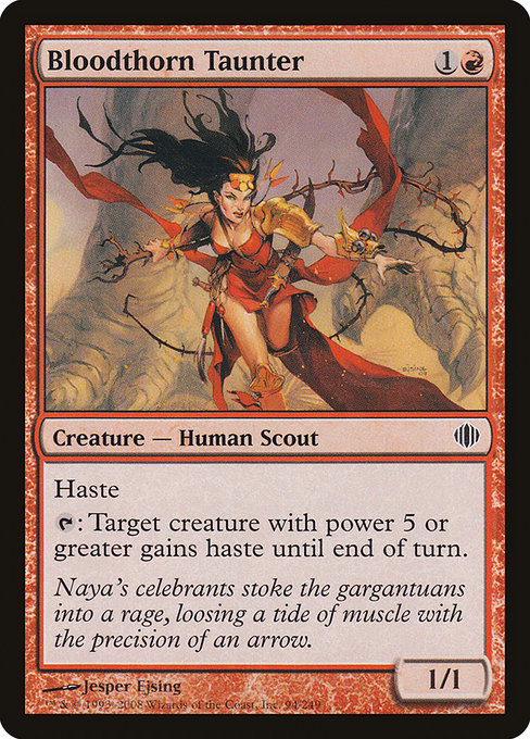 Bloodthorn Taunter highlighted card art