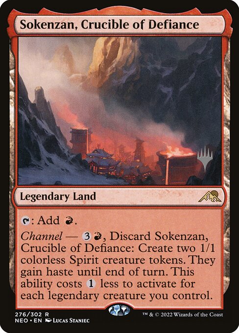 Sokenzan, Crucible of Defiance from Kamigawa: Neon Dynasty Promos