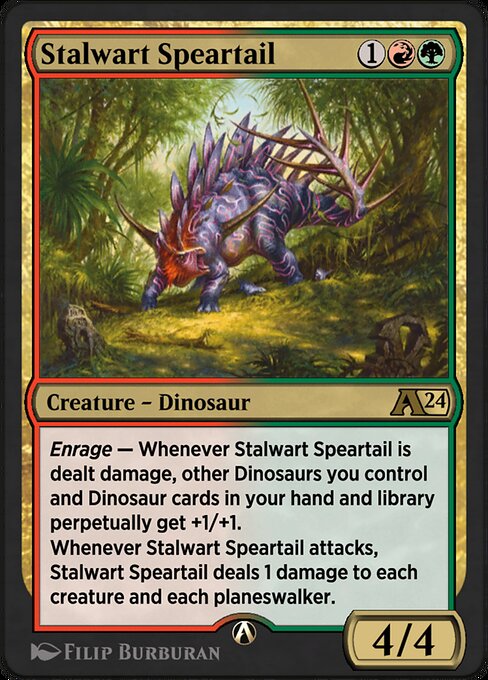 Stalwart Speartail highlighted card art