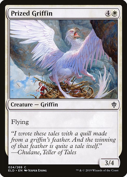 Prized Griffin highlighted card art