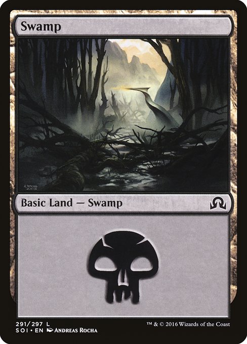 Swamp from Shadows over Innistrad
