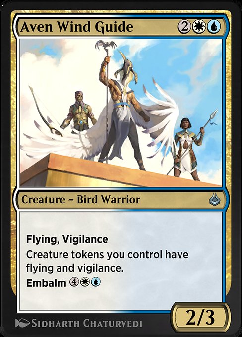 Aven Wind Guide highlighted card art