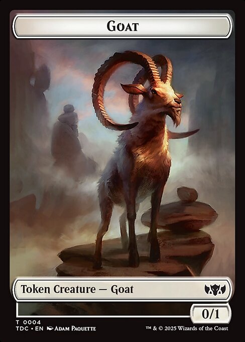 Goat highlighted card art
