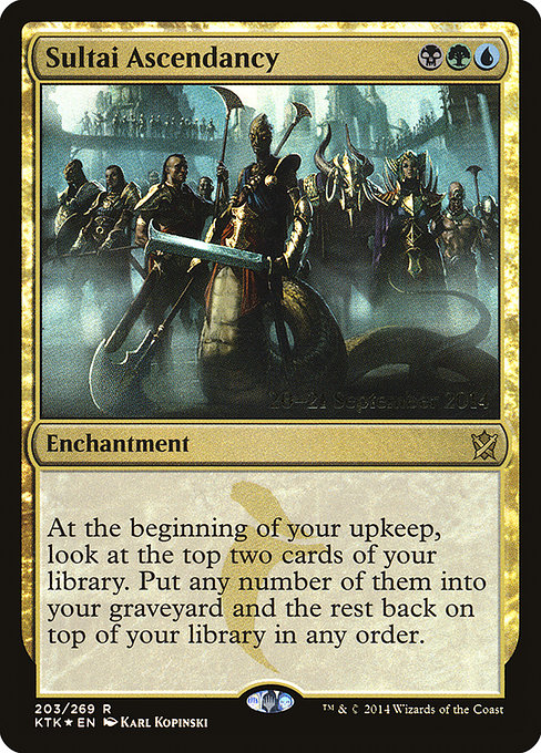 Sultai Ascendancy from Khans of Tarkir Promos