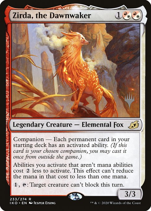 Zirda, the Dawnwaker from Ikoria: Lair of Behemoths Promos