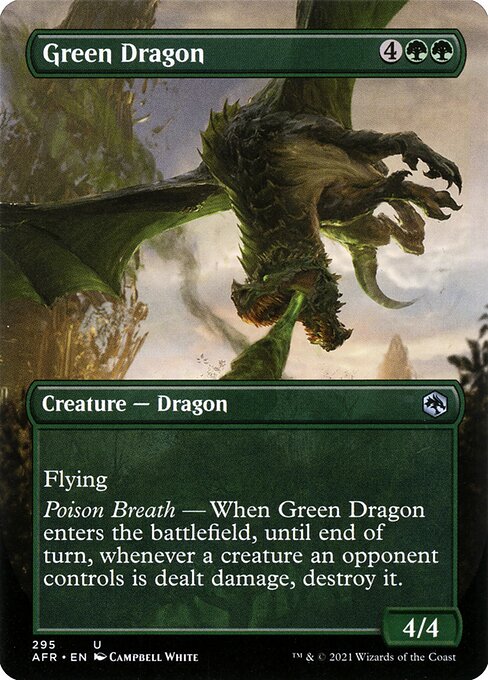 Green Dragon from Adventures in the Forgotten Realms