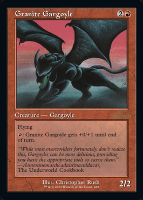 Granite Gargoyle from 30th Anniversary Edition