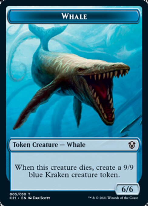 Whale from Commander 2021 Tokens