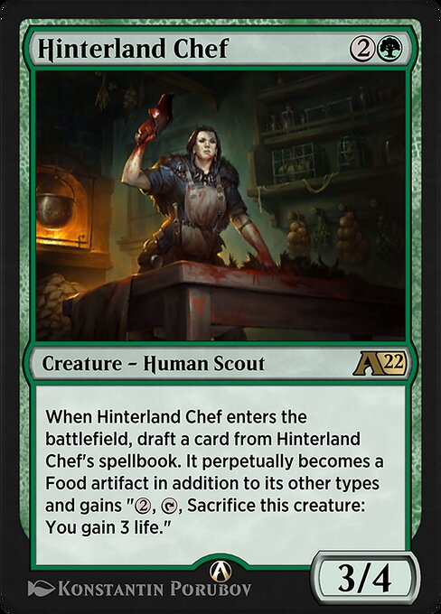 Hinterland Chef highlighted card art