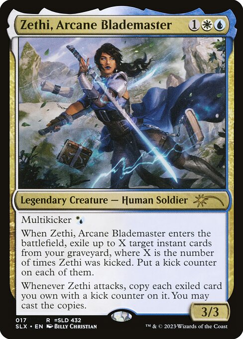 Zethi, Arcane Blademaster highlighted card art