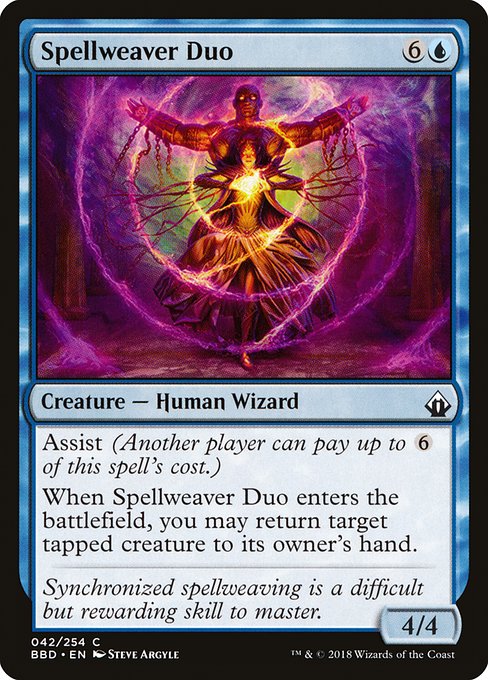 Spellweaver Duo highlighted card art