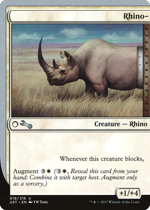 Rhino- highlighted card art