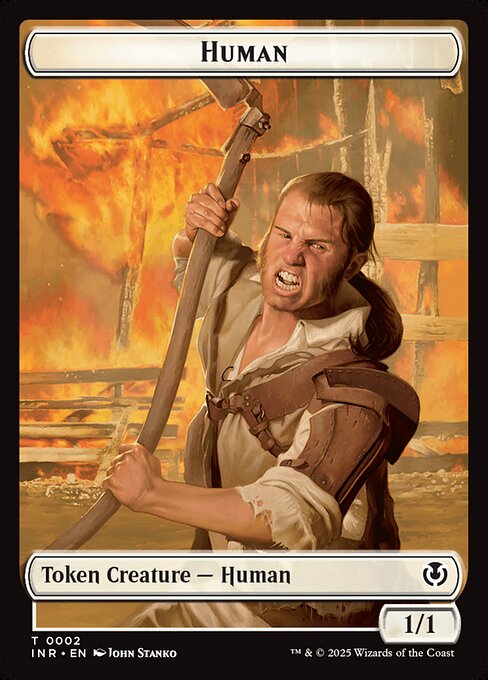 Human from Innistrad Remastered Tokens