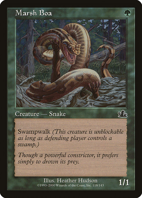 Marsh Boa highlighted card art