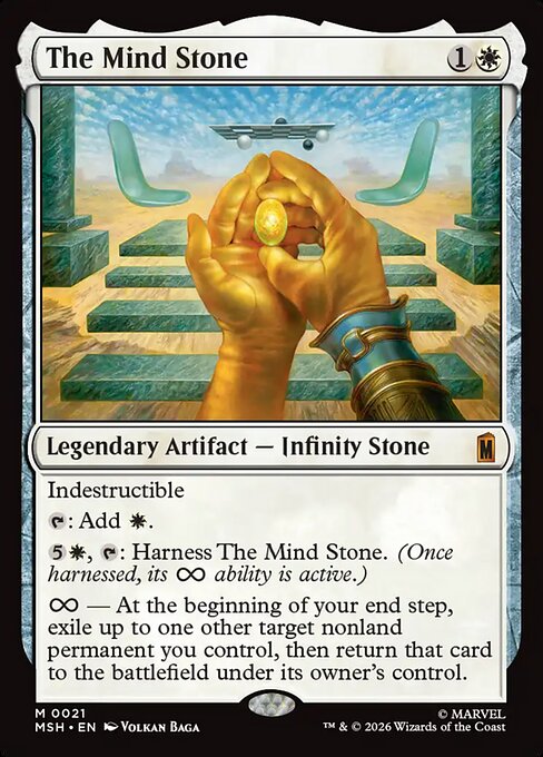 The Mind Stone from Marvel Super Heroes