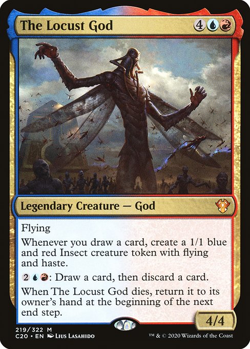 The Locust God from Commander 2020
