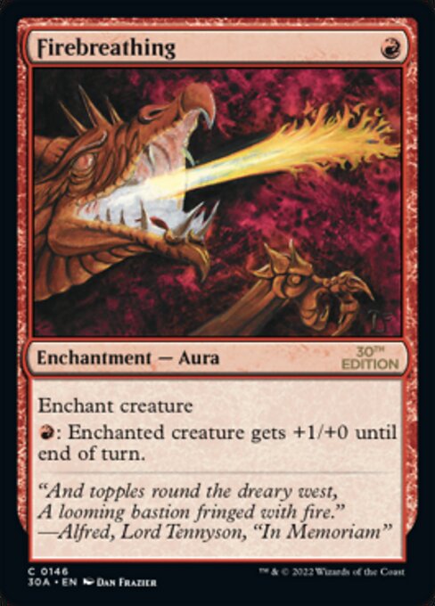 Firebreathing highlighted card art
