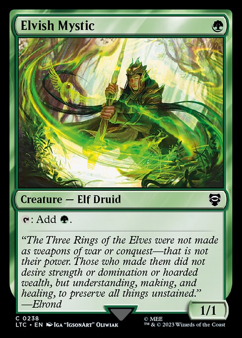 Elvish Mystic from Tales of Middle-earth Commander