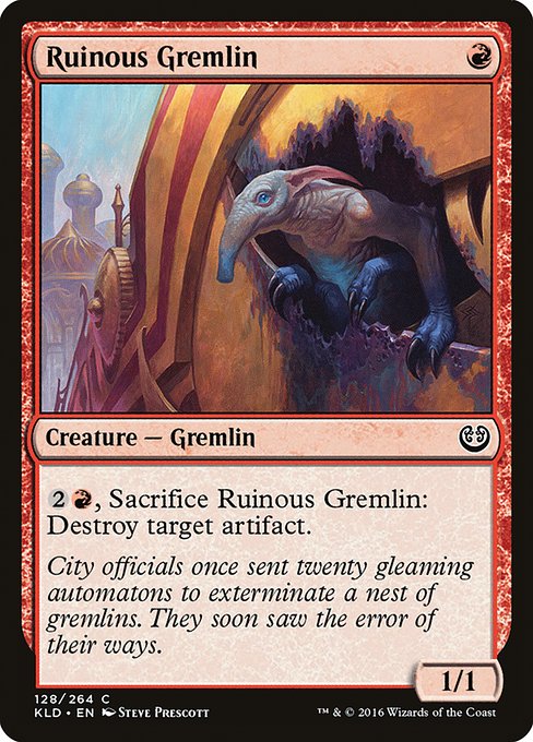 Ruinous Gremlin from Kaladesh
