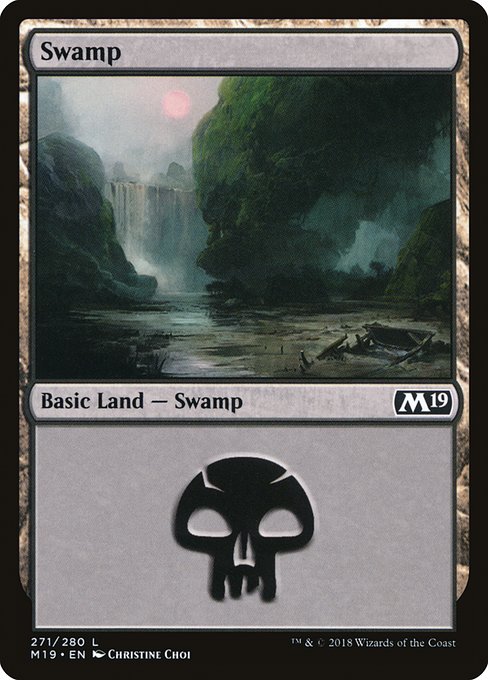 Swamp from Core Set 2019