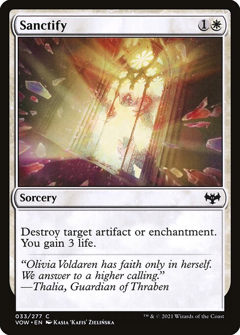 Sanctify from Innistrad: Crimson Vow