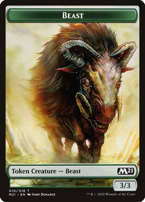 Beast from Core Set 2021 Tokens