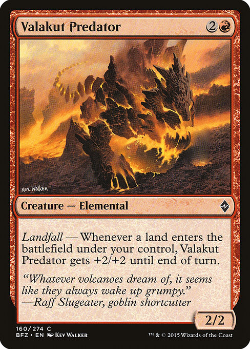 Valakut Predator from Battle for Zendikar