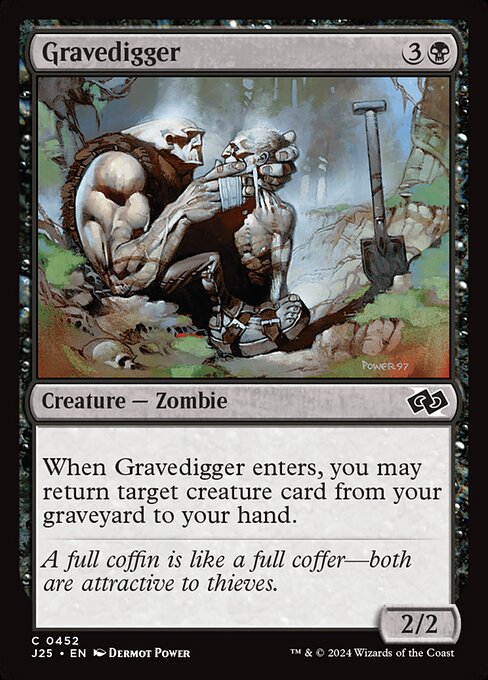 Gravedigger highlighted card art