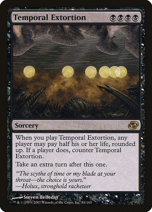 Temporal Extortion from Planar Chaos