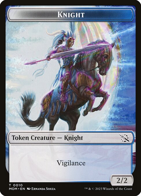 Knight highlighted card art