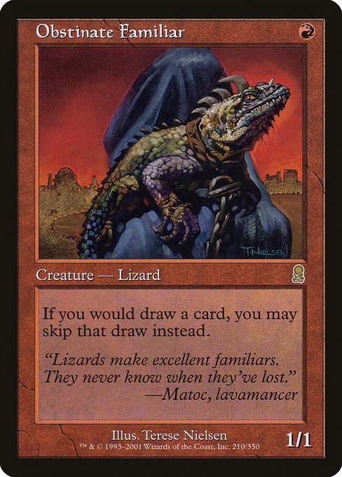 Obstinate Familiar highlighted card art