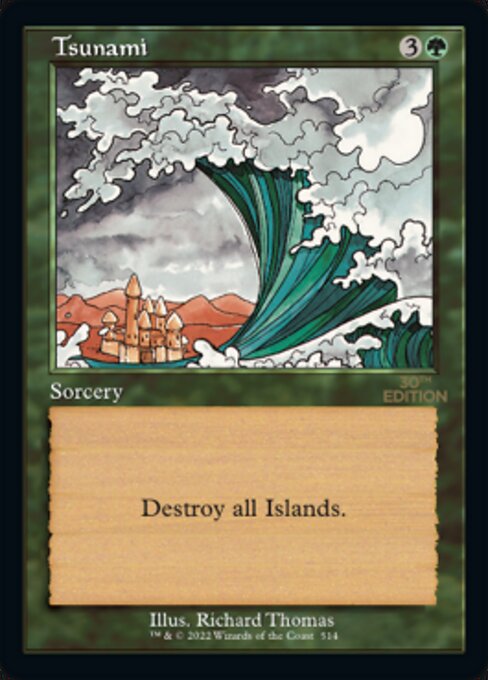 Tsunami highlighted card art