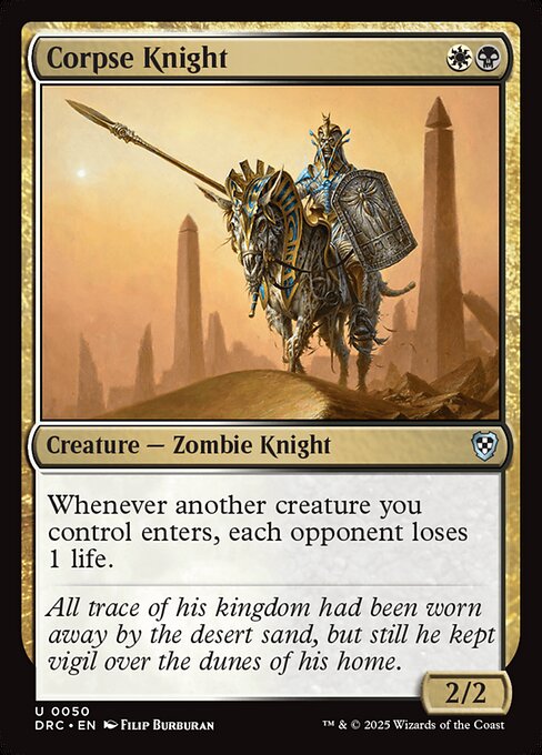 Corpse Knight highlighted card art