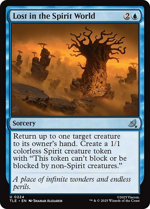 Lost in the Spirit World highlighted card art