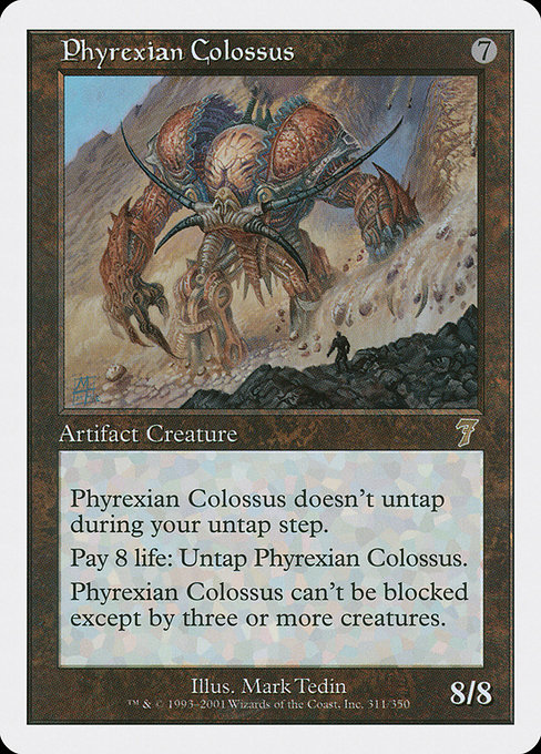 Phyrexian Colossus from Seventh Edition