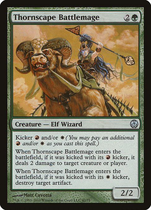 Thornscape Battlemage from Duel Decks: Phyrexia vs. the Coalition