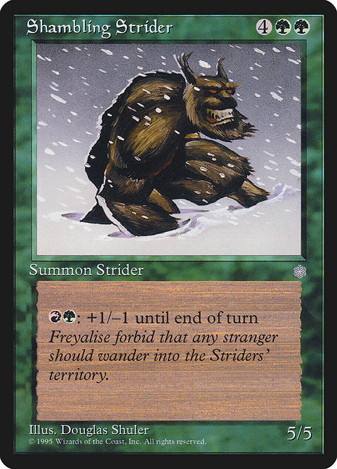 Shambling Strider from Ice Age