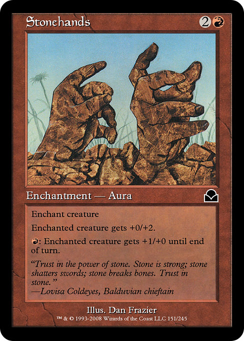 Stonehands highlighted card art
