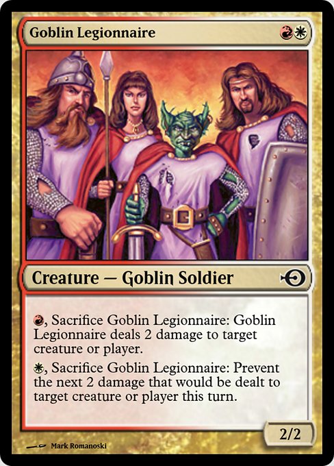 Goblin Legionnaire highlighted card art