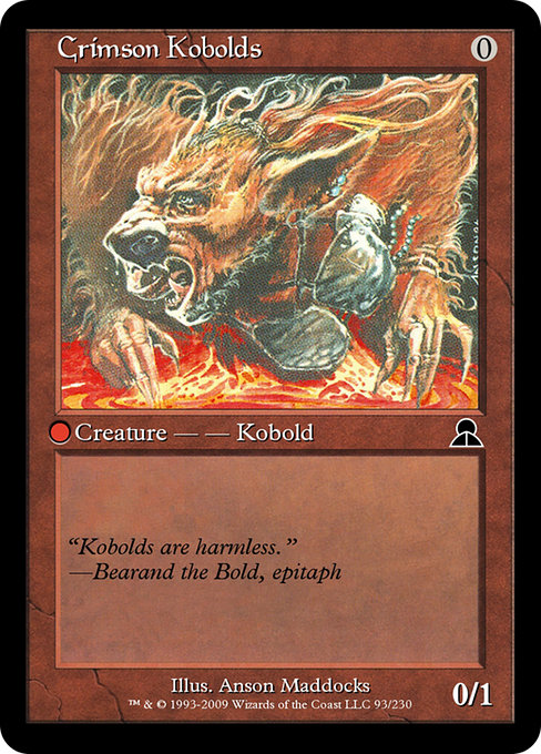 Crimson Kobolds highlighted card art