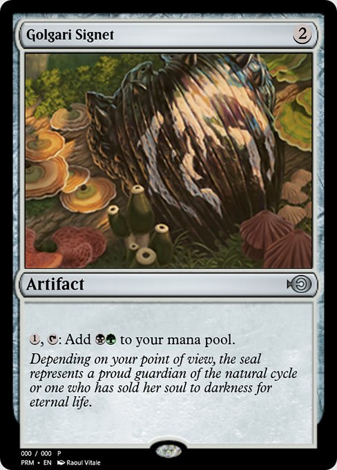 Golgari Signet from Magic Online Promos