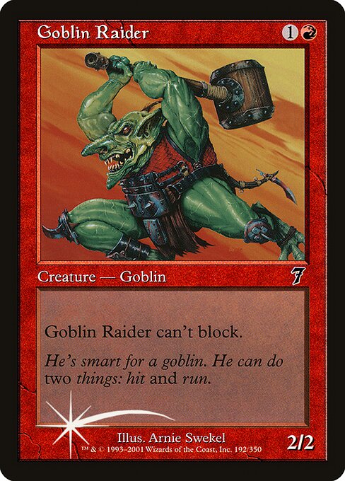 Goblin Raider from Seventh Edition