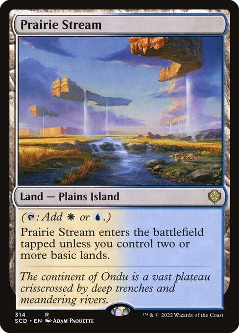 Prairie Stream from Starter Commander Decks